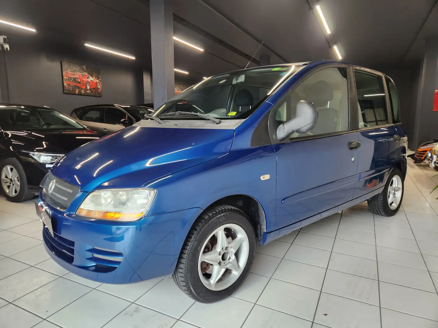Fiat Multipla 1.6 16v natural power Dynamic Unico proprietario Blau - 2
