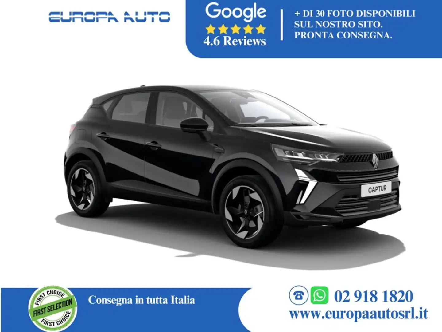 Renault Captur ECO-G 100 CV Techno Negro - 1