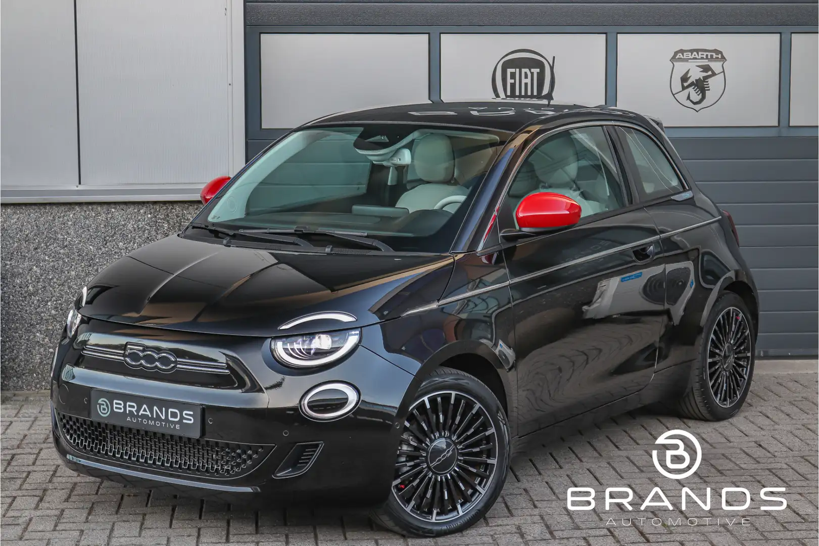 Fiat 500e La Prima Navi Clima Pano Leder LED Garantie Negro - 1