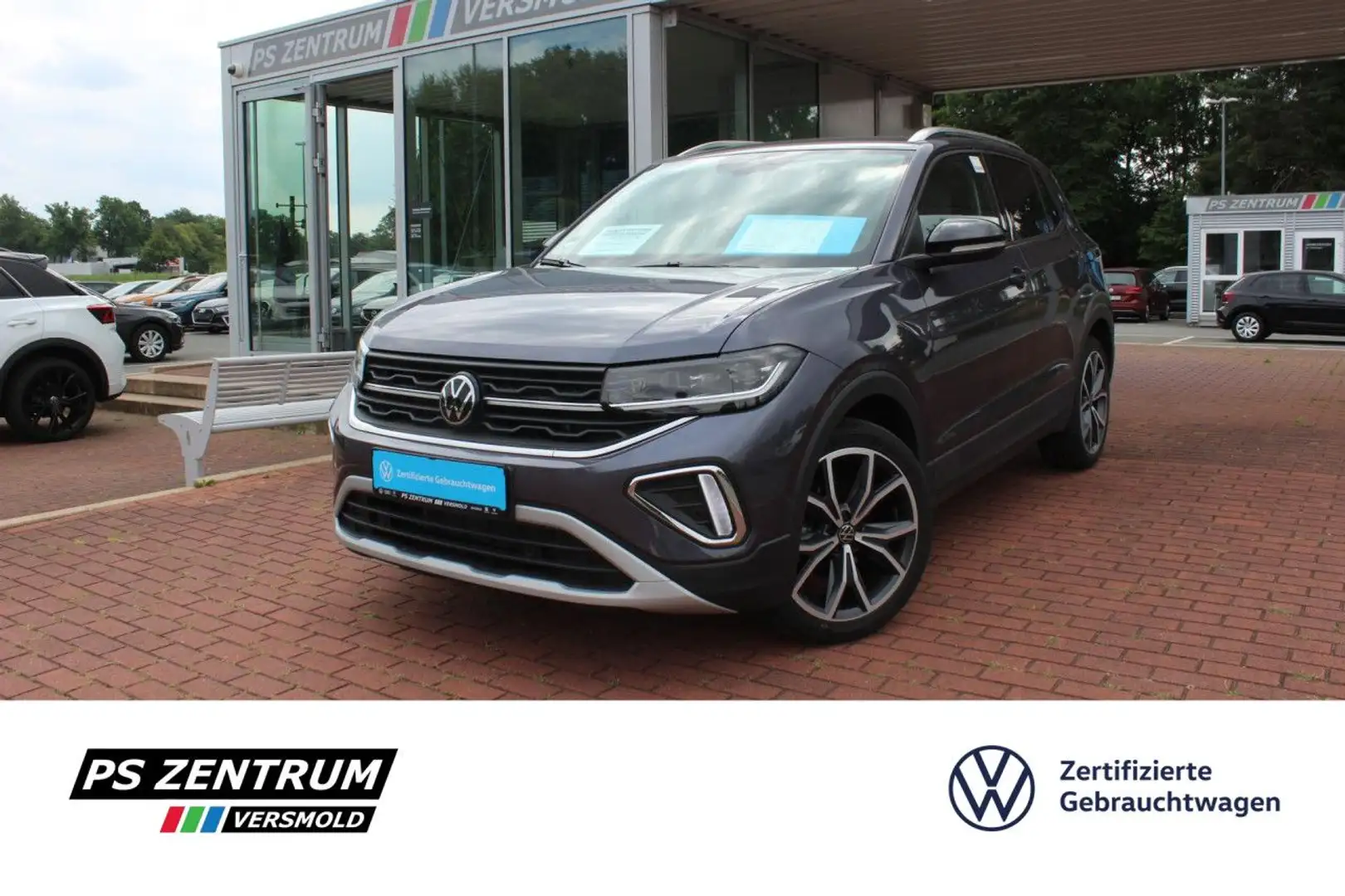 Volkswagen T-Cross 1.0 TSI DSG Style AHK CAM LED 5.J.GARANTIE Grau - 1