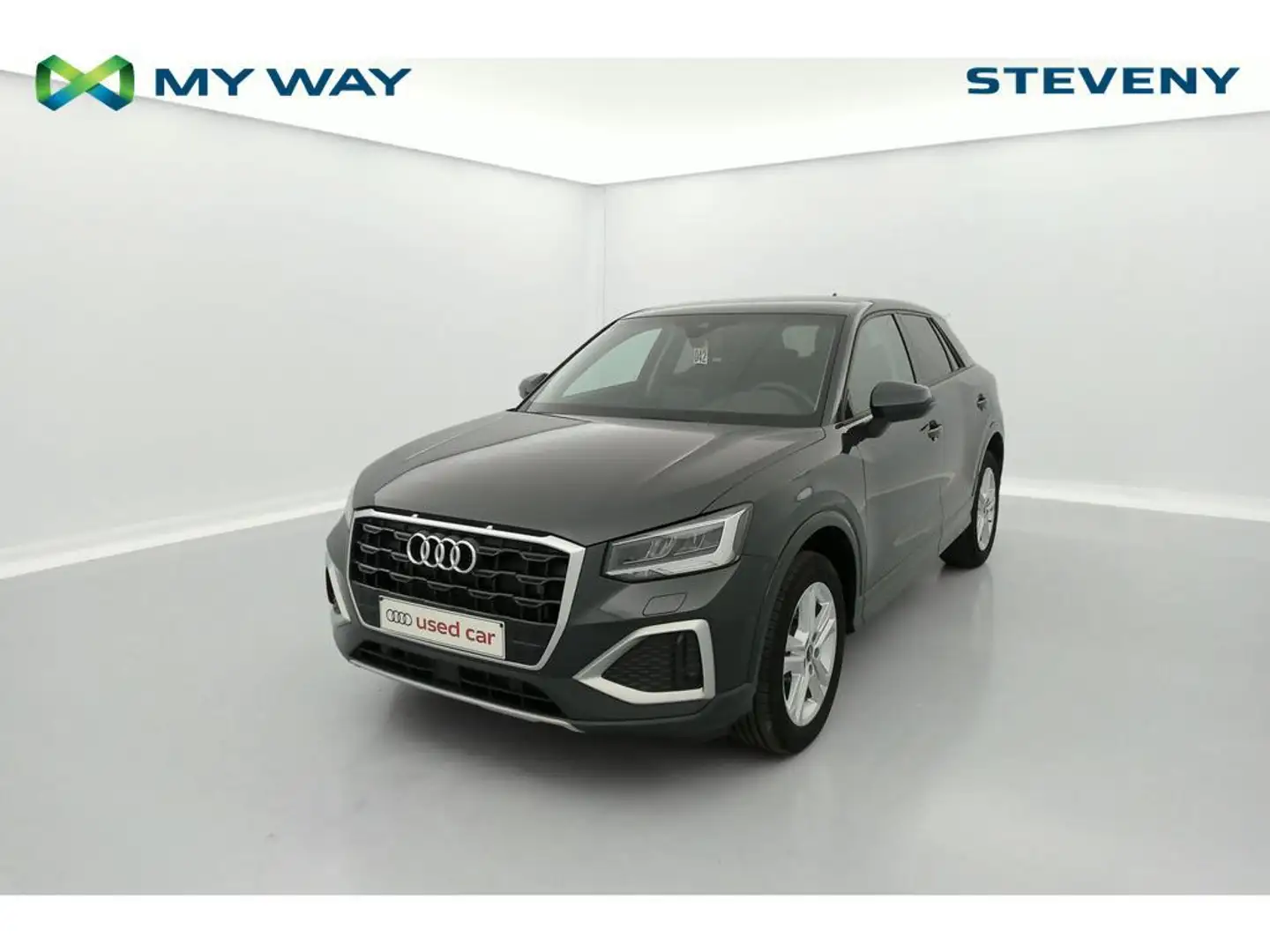 Audi Q2 Business Edition Advanced 35TFSI 11kw(150cv) S tronic *Kit hiver offert + garantie jusqu'au 05/03/2029* Gris - 1