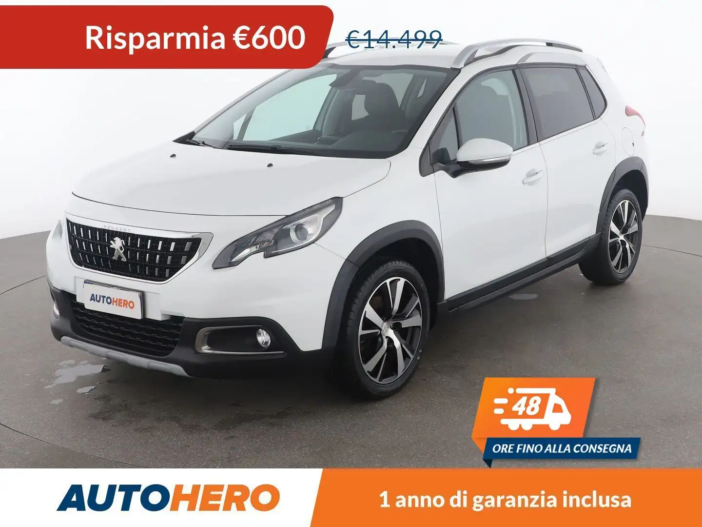 Peugeot 2008 1.5 Blue-HDi Allure 100 CV Bianco - 1