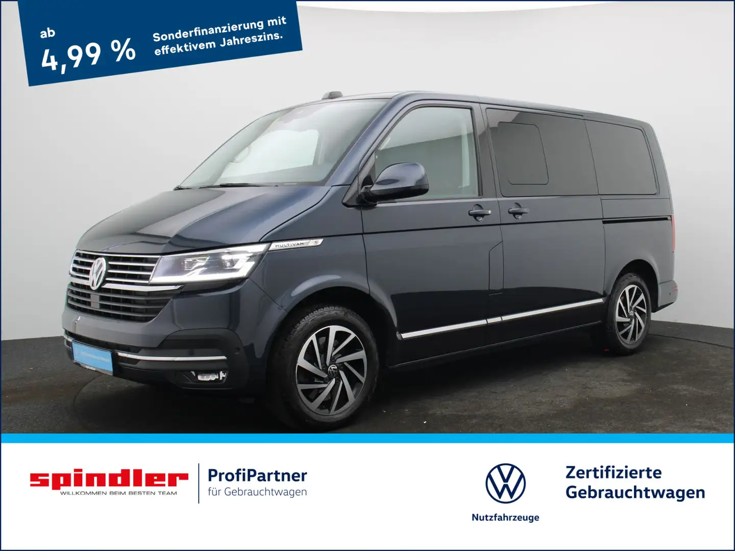 Volkswagen T6.1 Multivan Highline DSG / Navi, 7-Sitze, AHK Blauw - 1