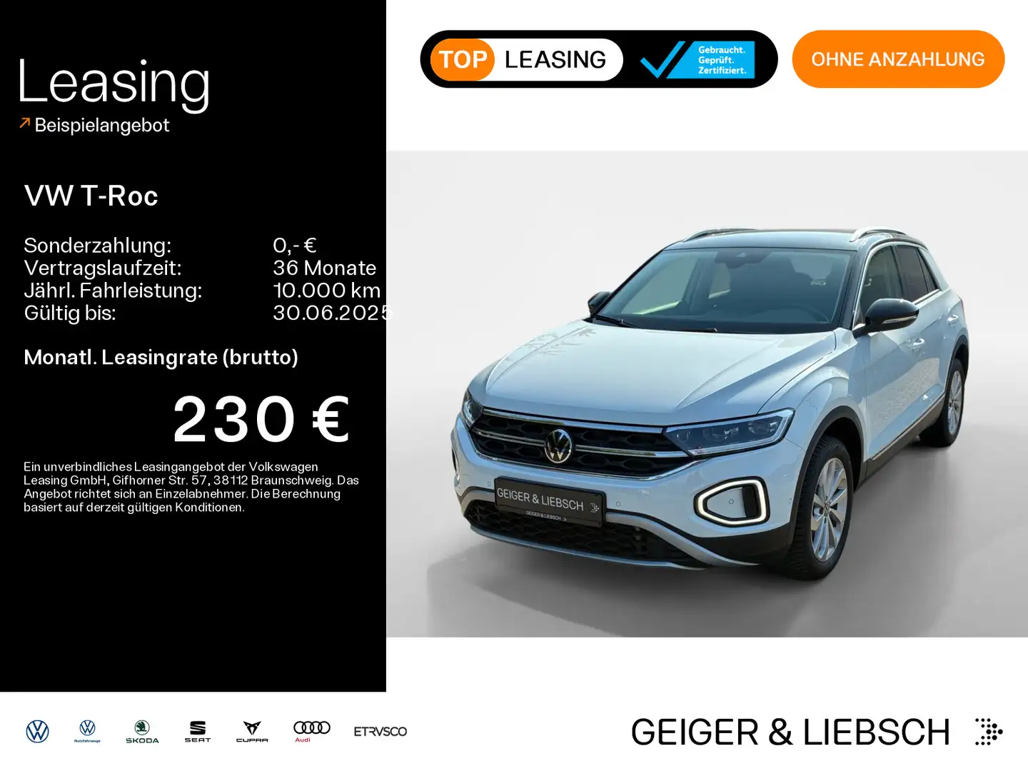 Volkswagen T-Roc T-ROC 1.5 TSI DSG STYLE*AHK*LED*NAVI*KLIMA*PDC*S Weiß - 1