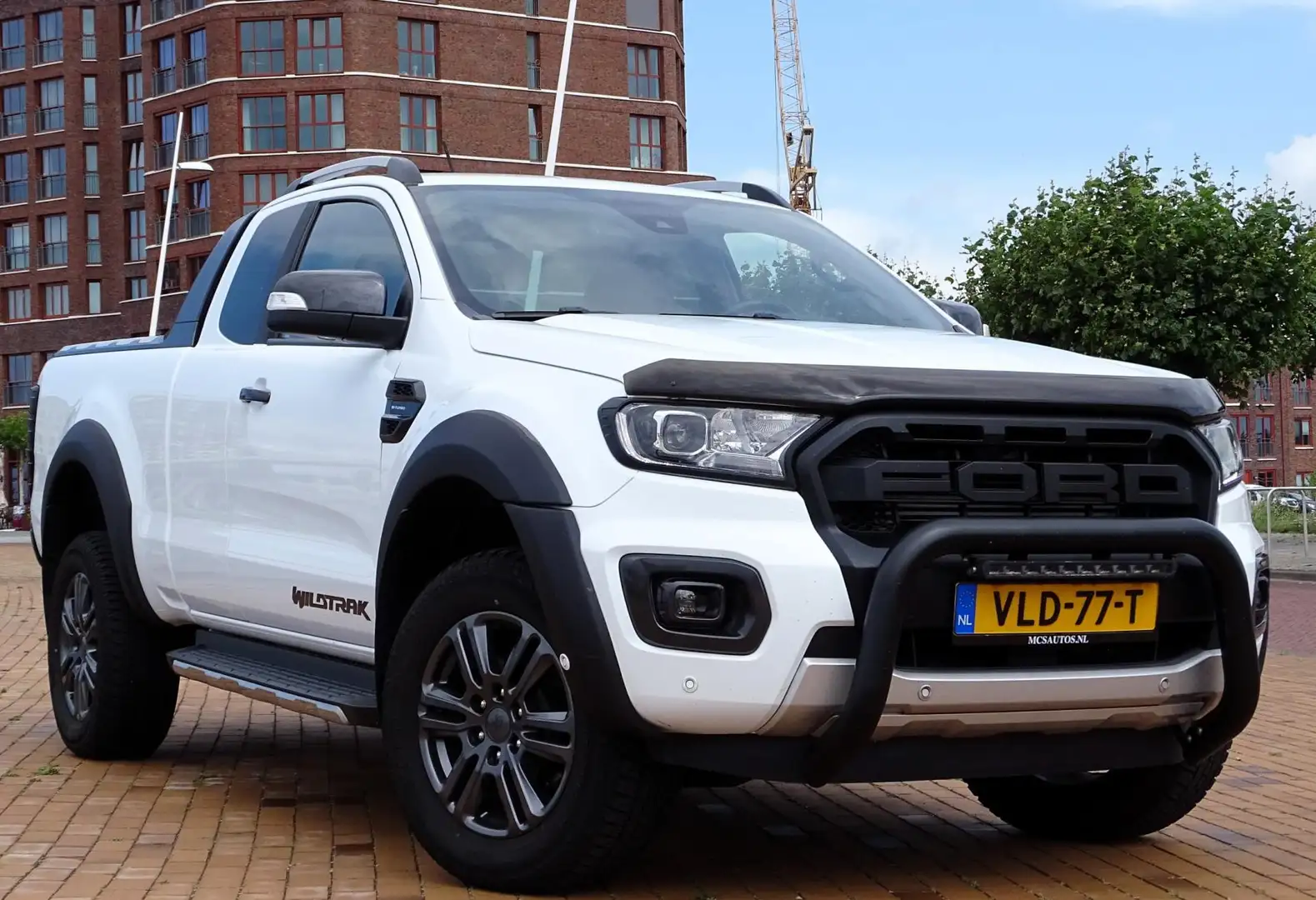 Ford Ranger 2.0 213pk Automaat Wildtrak Navi Leer Wit - 1
