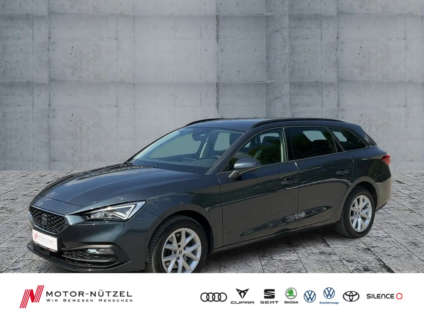 SEAT Leon ST 2.0TDI DSG STYLE LED+NAV+APP+GRA+SHZ+RFK Grau - 1