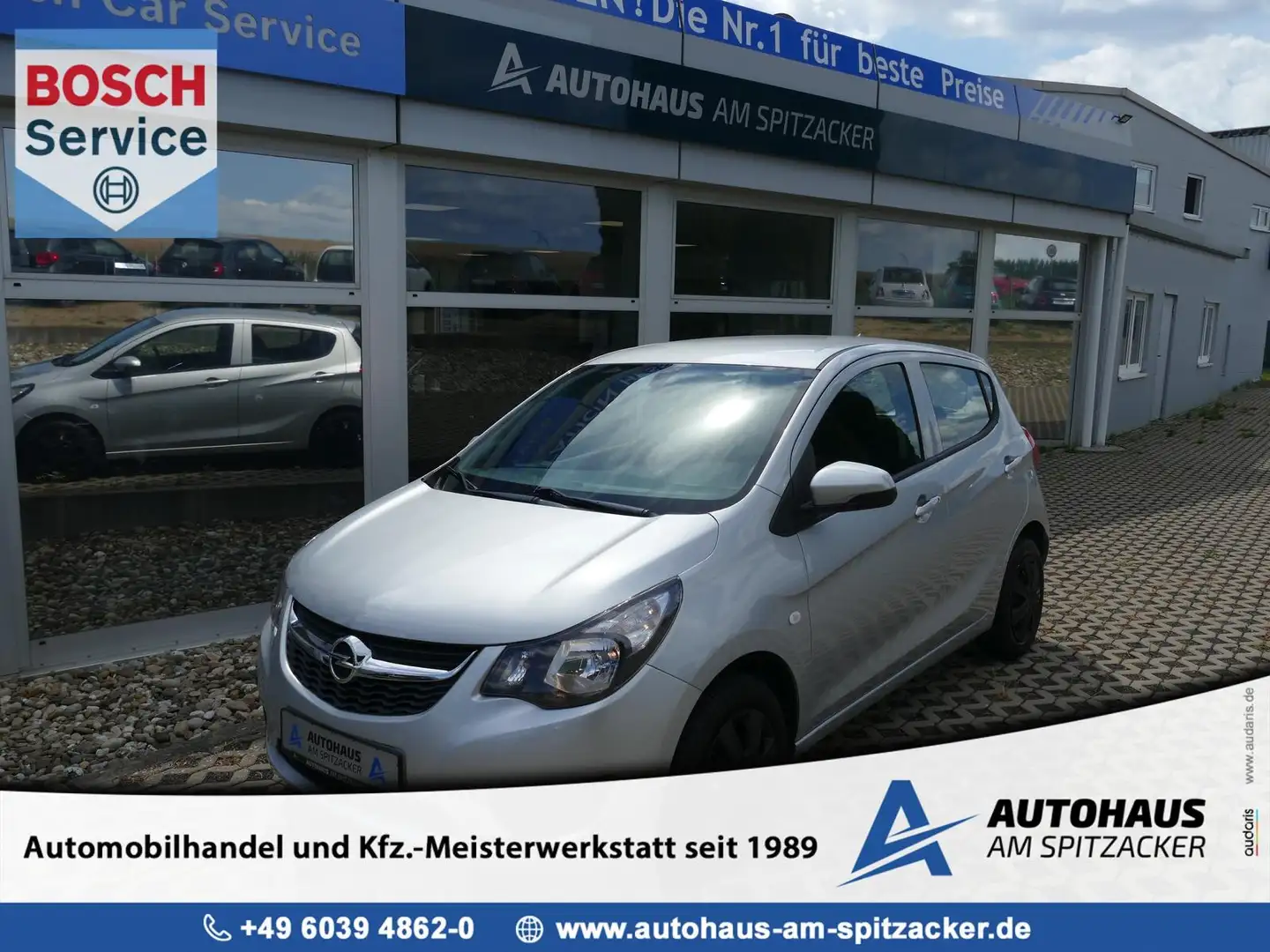 Opel Karl 1.0 Edition KLIMA PDC Silber - 1