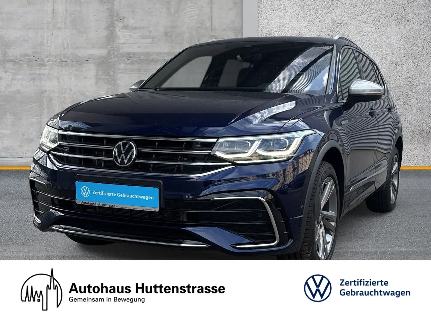 Volkswagen Tiguan Allspace 2.0 TDI DSG 4M R-Line UPE74 LEDER PANO STANDHZG Blau - 1