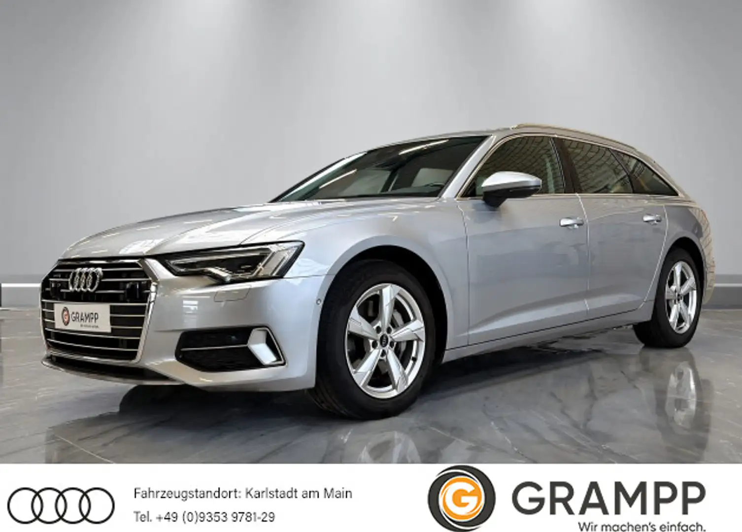 Audi A6 sport 50 TDI quattro tiptronic +AHK+ Silber - 1