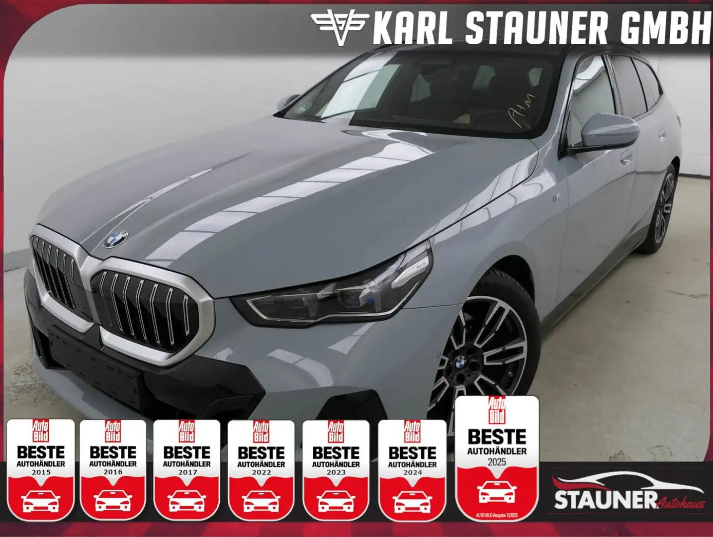 BMW 520 d Touring xDrive AUTOBAHNASS. STANDHZ AHK H&K Grau - 1