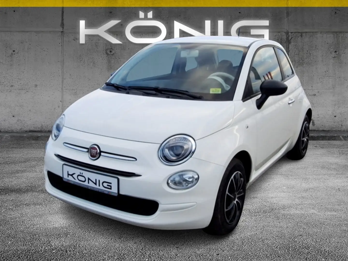 Fiat 500 1.0 GSE Klima & Sound  Bluetooth - Tempomat Weiß - 1