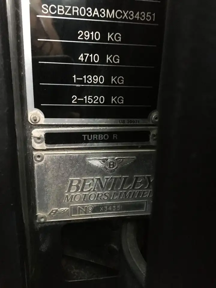 Bentley Turbo R Bild 17