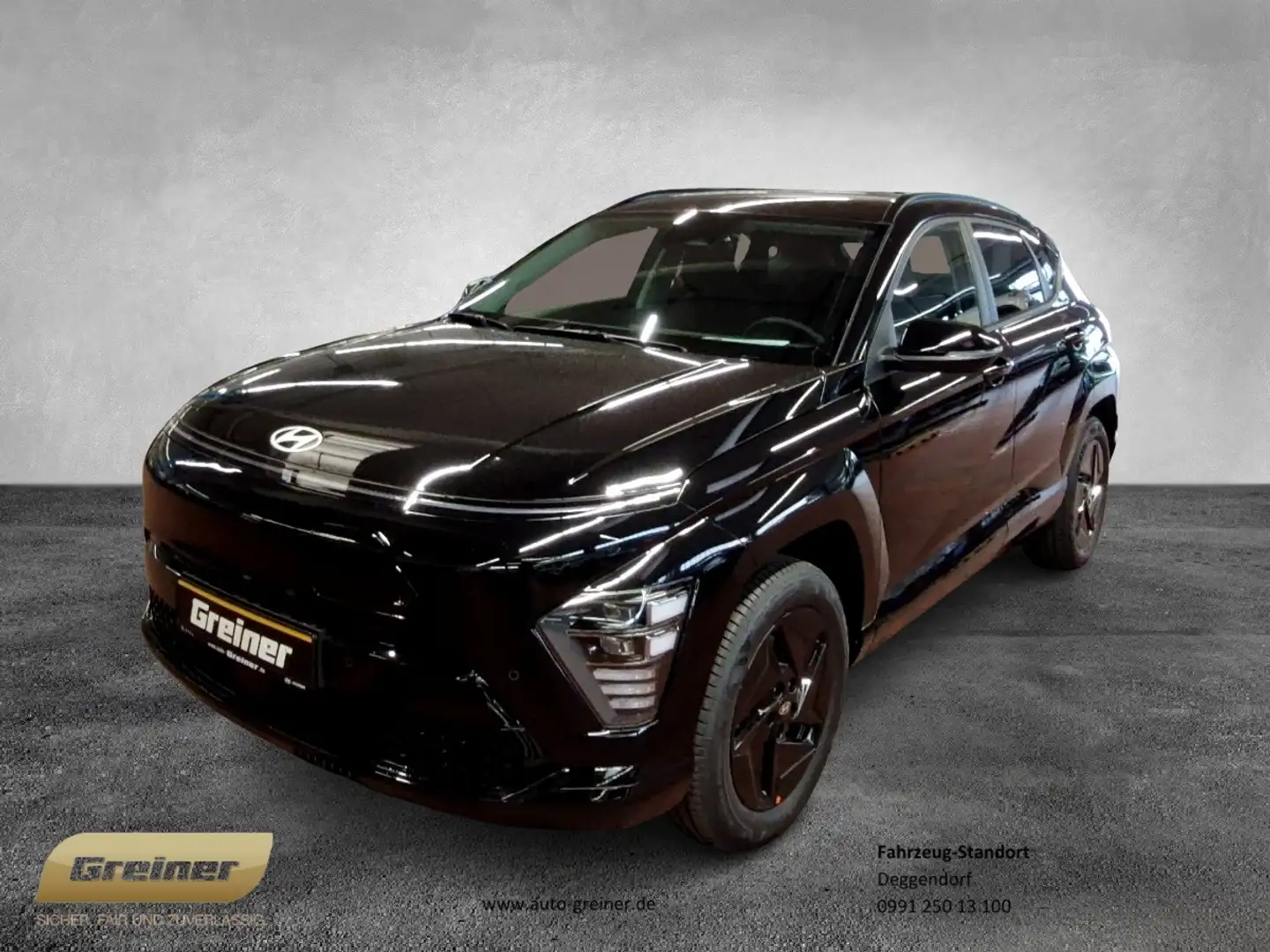 Hyundai KONA Elektro Trend KAMERA|NAVI|SHZ|PDC|LRHZ Zwart - 1