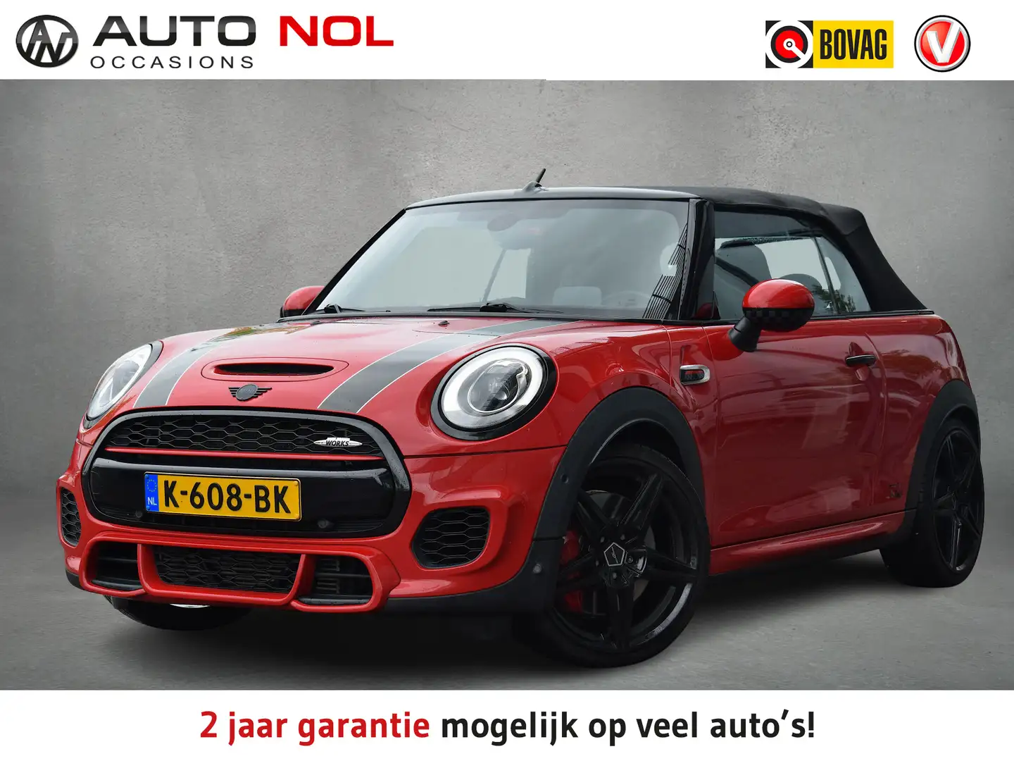 MINI John Cooper Works Cabrio Mini 2.0 Chili | 231 pk | Schaalstoelen | H/K | Ca Rojo - 1