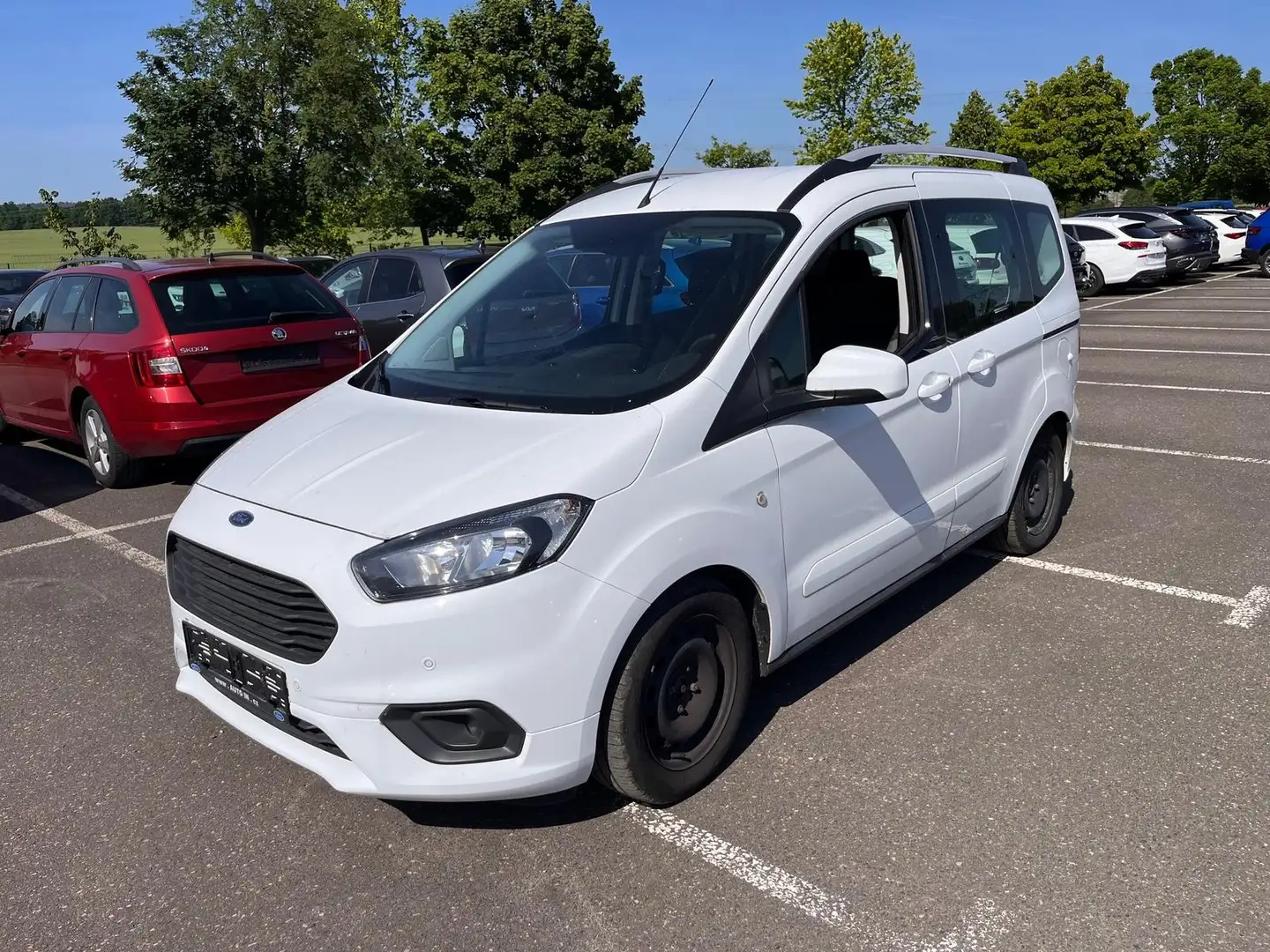 Ford Tourneo Courier 1.5 TDCi Klima|SHZ|AHZV|Standhzg Weiß - 2