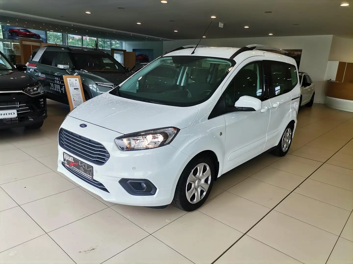Ford Tourneo Courier 1.5 TDCi Klima|SHZ|AHZV|Standhzg Weiß - 2