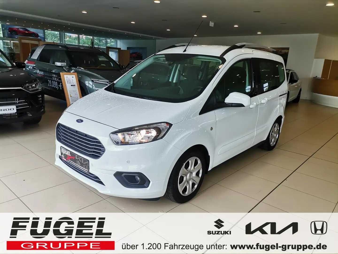 Ford Tourneo Courier 1.5 TDCi Klima|SHZ|AHZV|Standhzg Weiß - 1