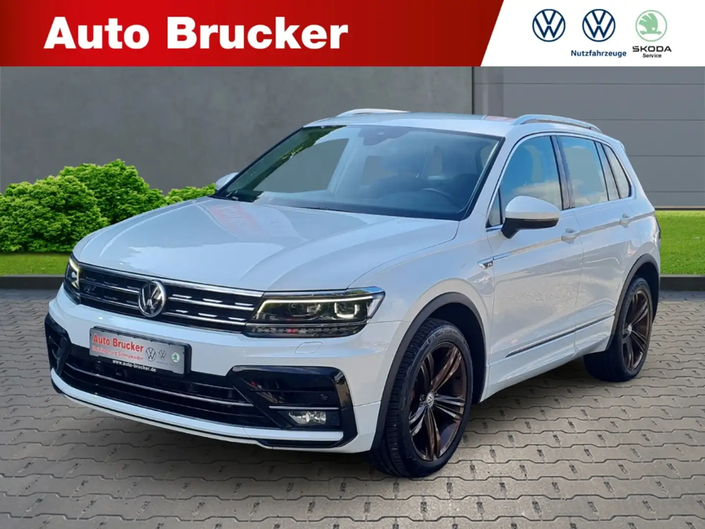 Volkswagen Tiguan 2.0 TDI+Abstandsregeltempomat+Spurhalteassistent+S Weiß - 1
