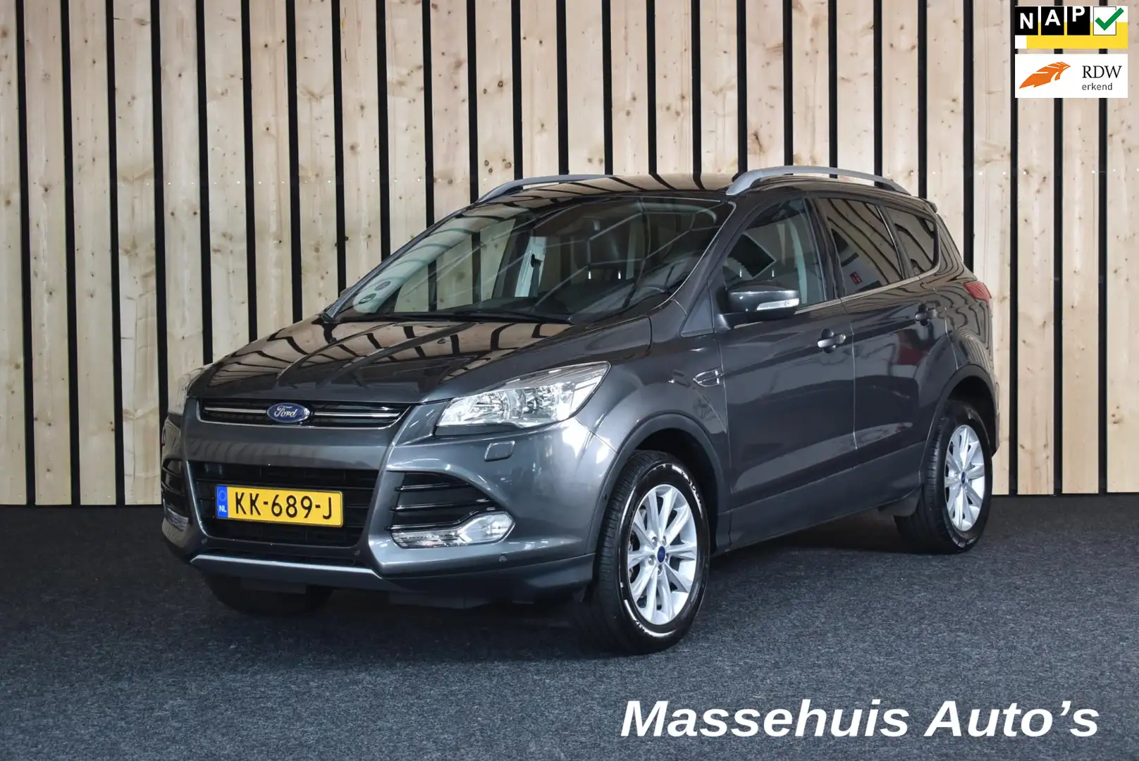 Ford Kuga 1.5 Titanium NL-auto Trekhaak 2e eig. Navi Clima C Grau - 1