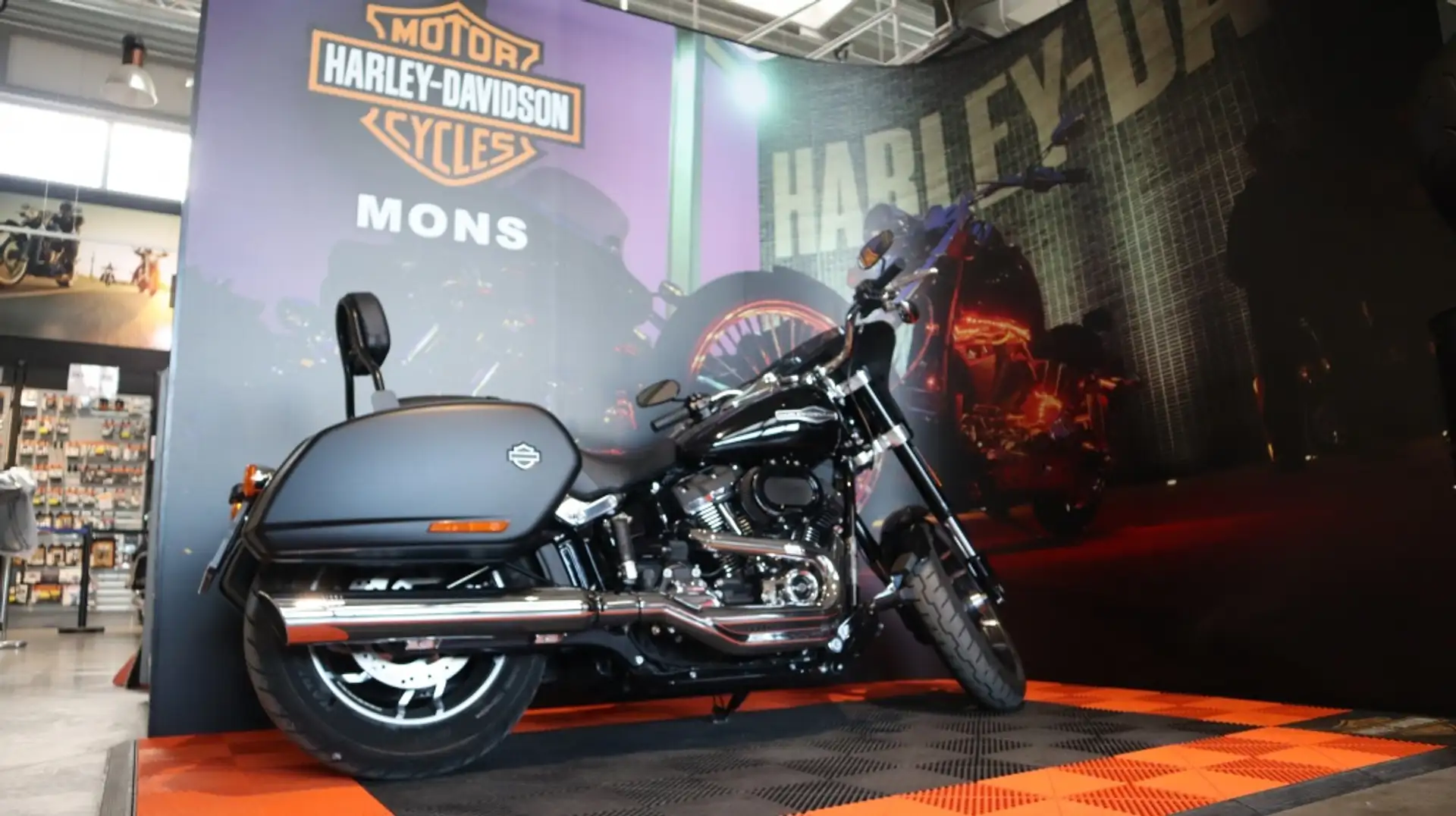 Harley-Davidson Sport Glide Chopper Negru - 2