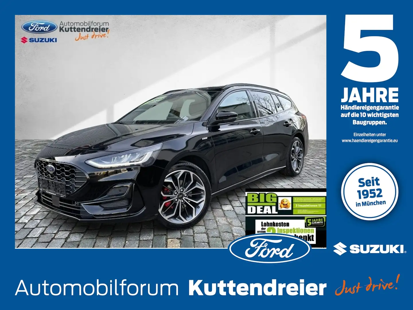Ford Focus Turnier ST-Line Style Navi Kamera LED SHZ Negro - 1
