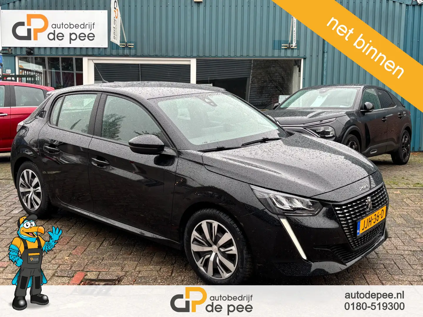 Peugeot 208 1.2 PureTech Active GARANTIE/CARPLAY/CLIMA/STOELVE Noir - 1