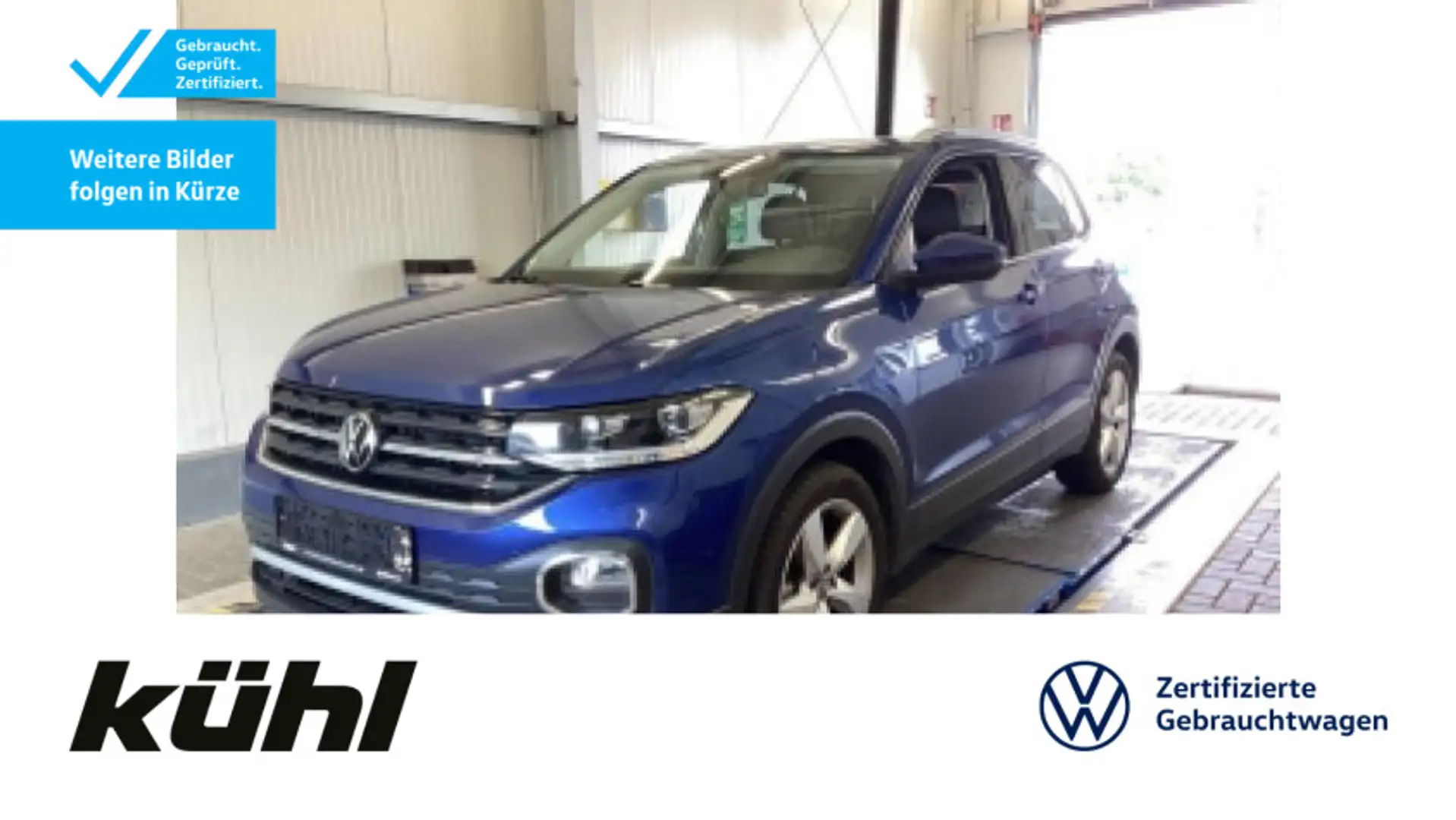 Volkswagen T-Cross 1.0 TSI DSG Style LED ACC Kamera App Nav Blau - 1