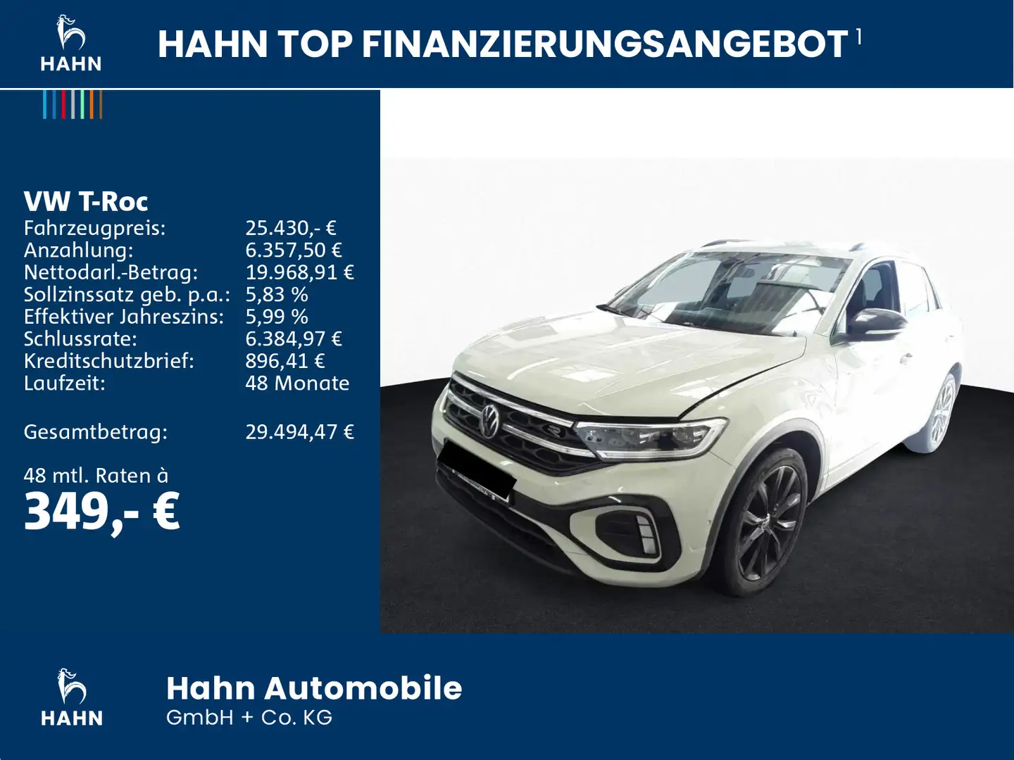 Volkswagen T-Roc 1.5TSI DSG R-Line Black Style Cam Navi LED Grau - 2