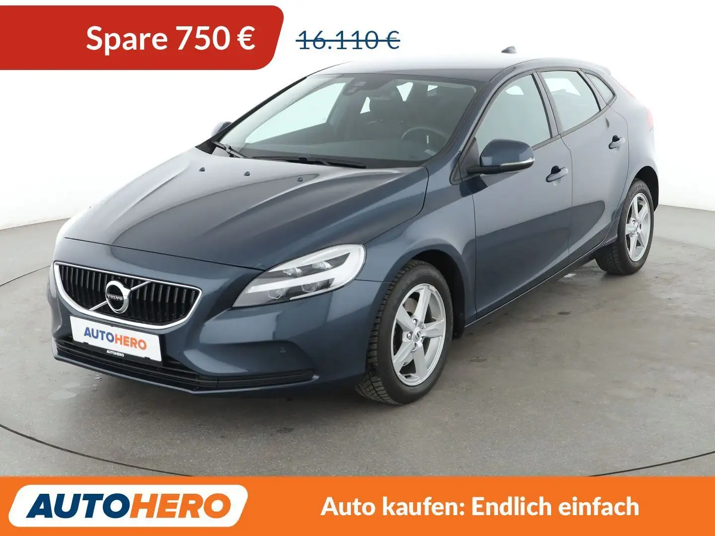 Volvo V40 2.0 T2 Momentum*NAVI*TEMPO*CAM*PDC*SHZ* Blau - 1