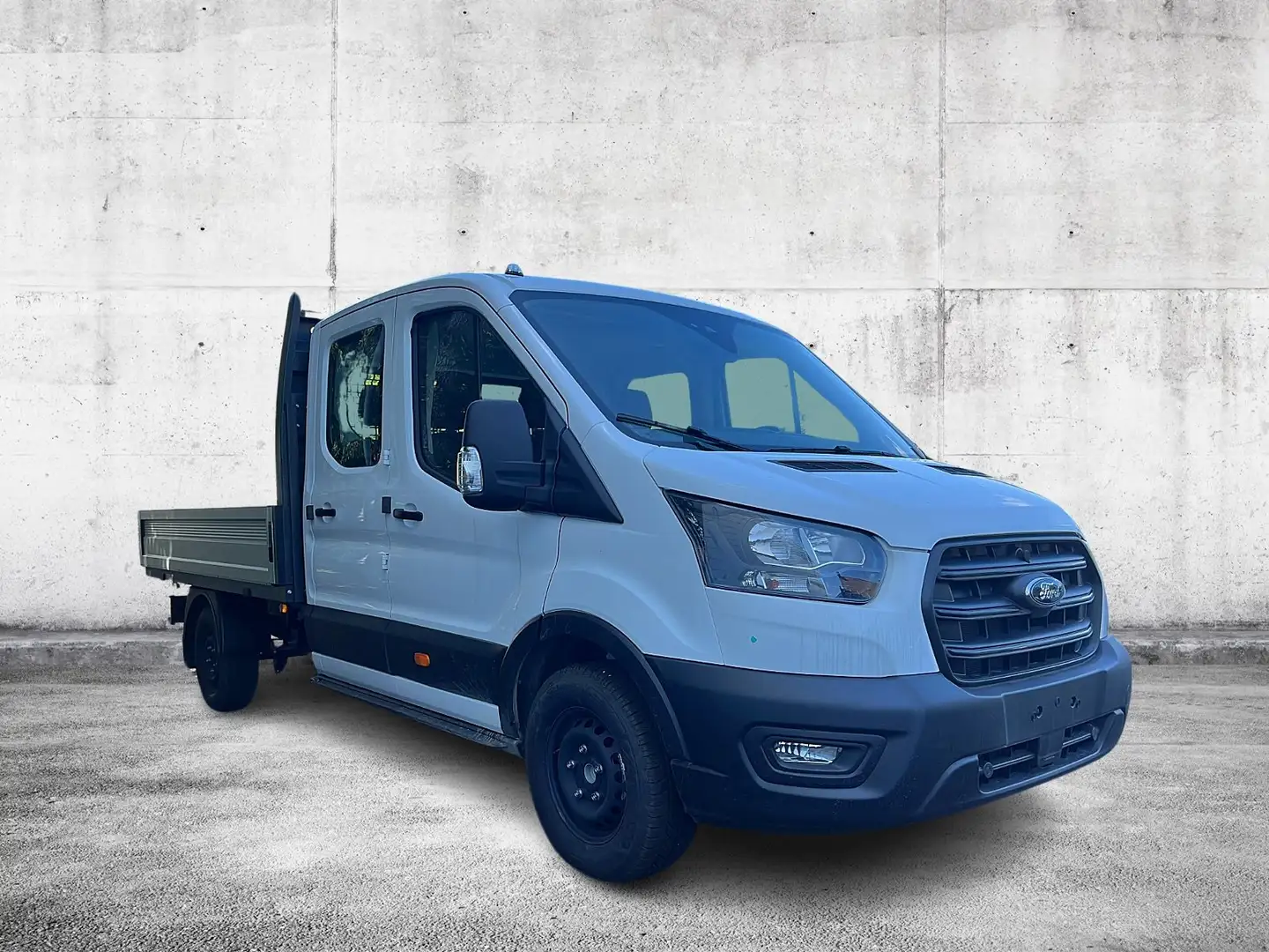 Ford Transit Pritsche 350 L3  DOKA HA  RFK AHK Sitzh. Weiß - 2