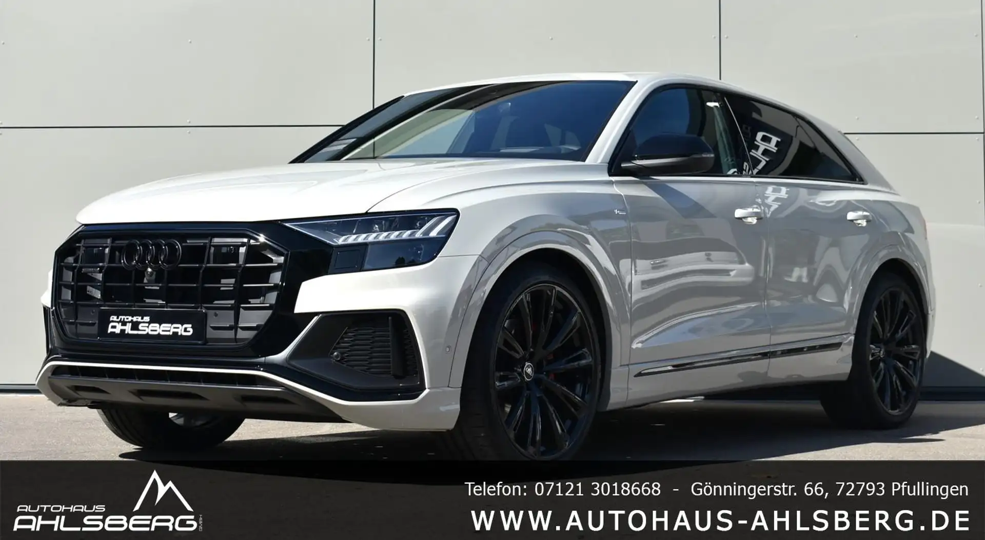Audi Q8 S-Line Pano 23 Zoll 360°/HD Matrix/Massa./HUD/BQ Beige - 1