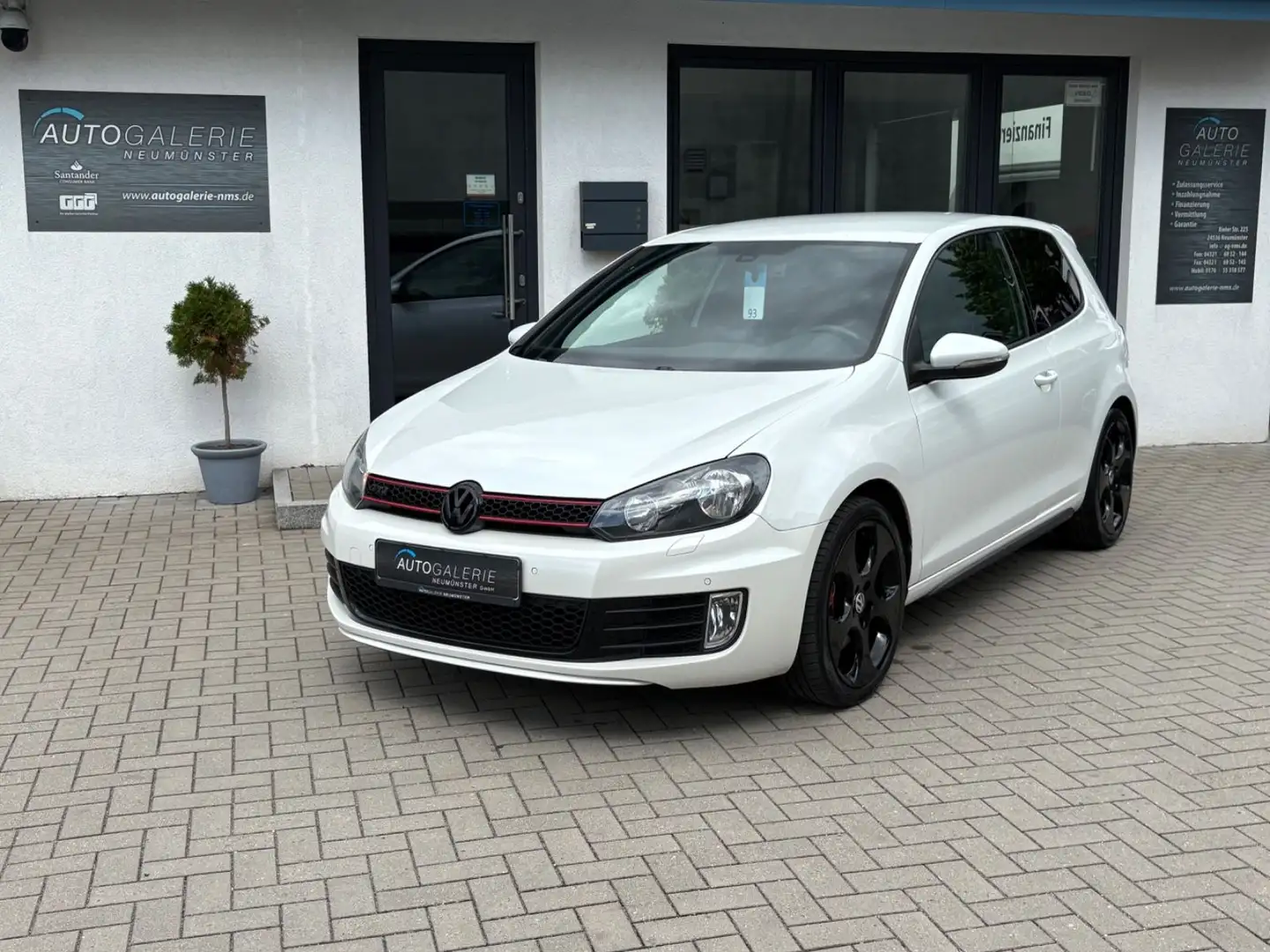 Volkswagen Golf VI GTI°Klima°Leder°AHK°S-Heft°PDC°SHZ Wit - 1