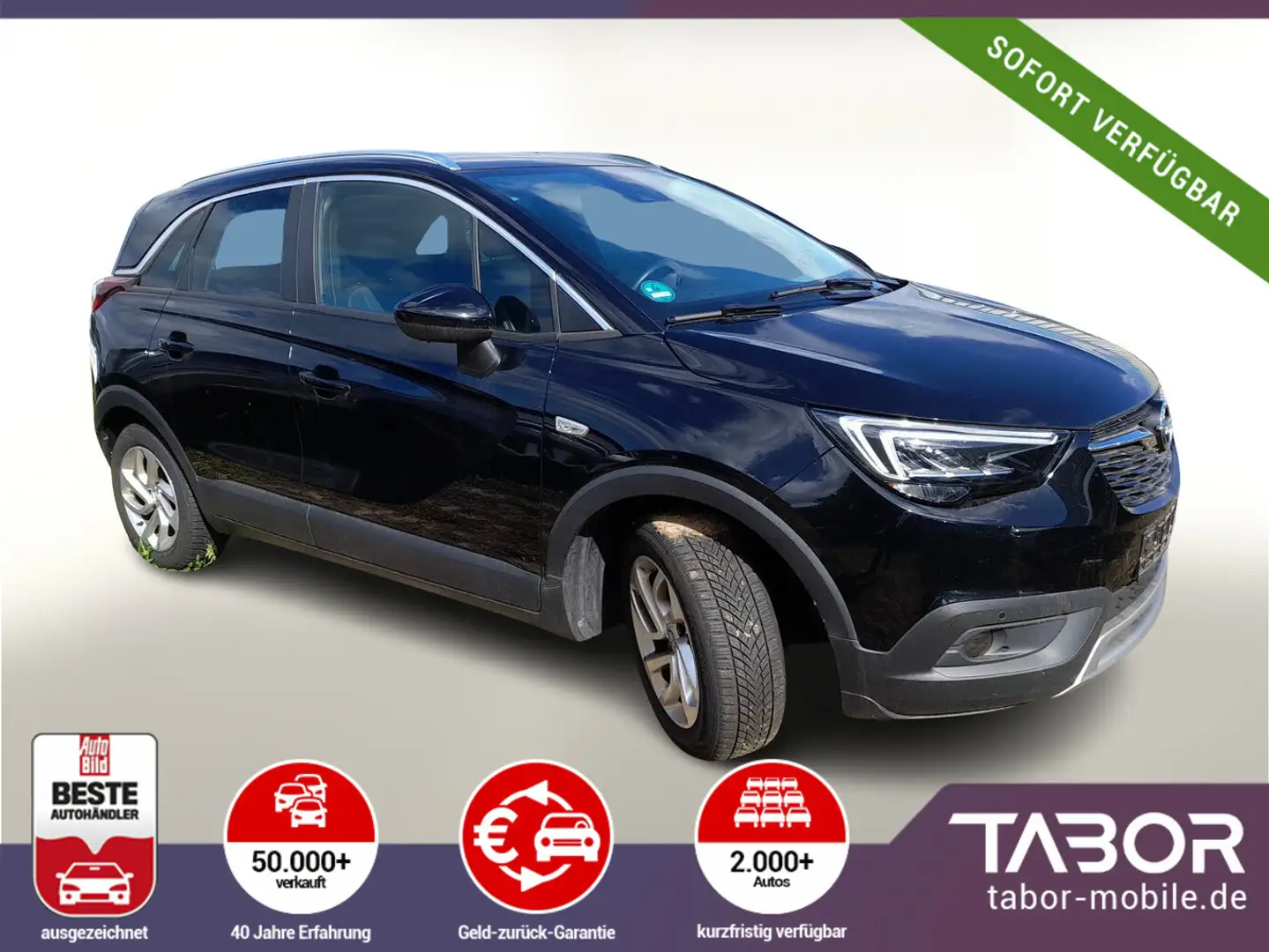 Opel Crossland X X 1.2 83 Innovation PDC Kam SolarP 16Z Zwart - 1