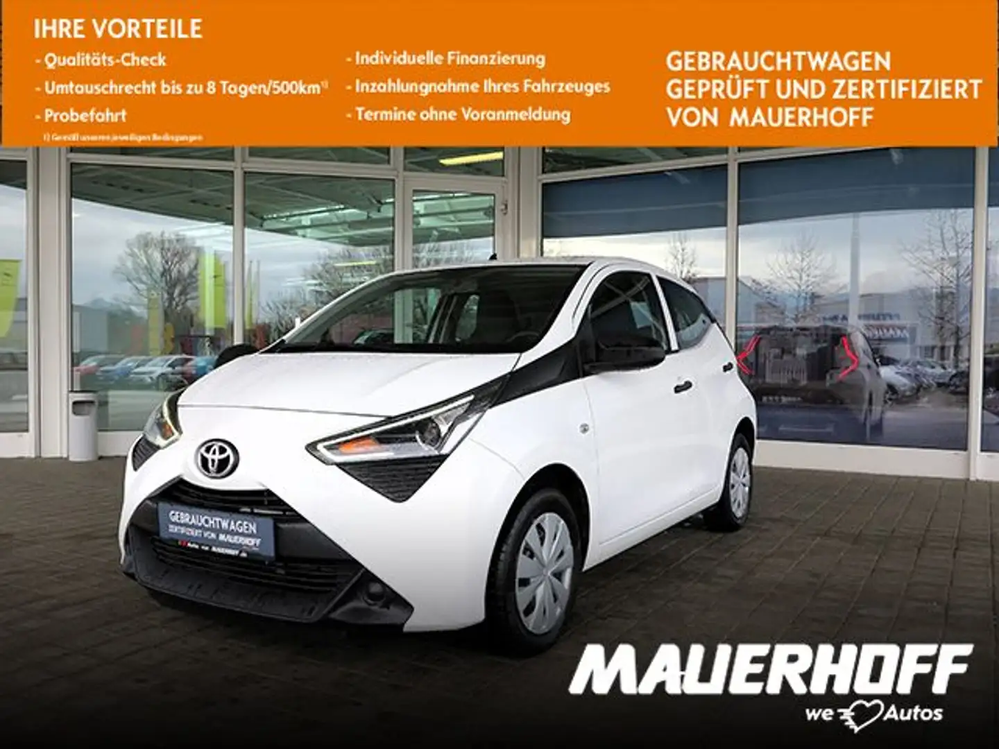 Toyota AYGO x-business | Klima | BT | BC | DAB White - 1