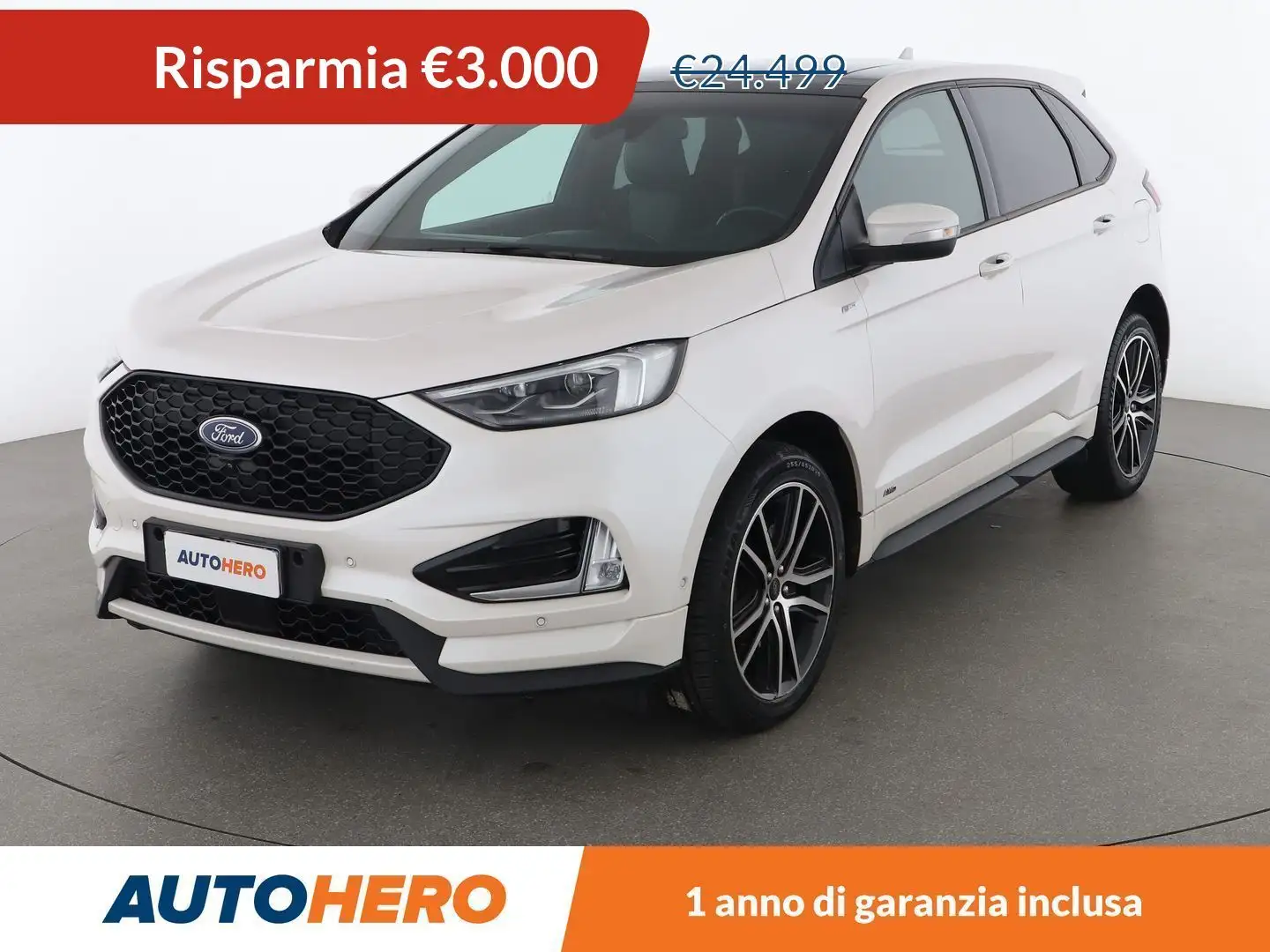 Ford Edge 2.0 TDCi EcoBlue ST-Line 238 CV aut AWD Bianco - 1