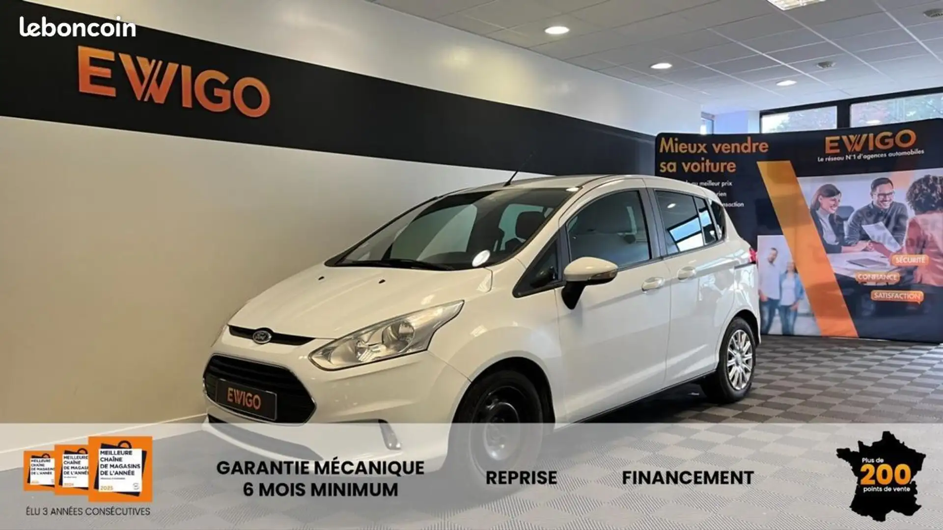 Ford B-Max 1.5 TDCI 95 BUSINESS NAVI START-STOP Blanc - 1