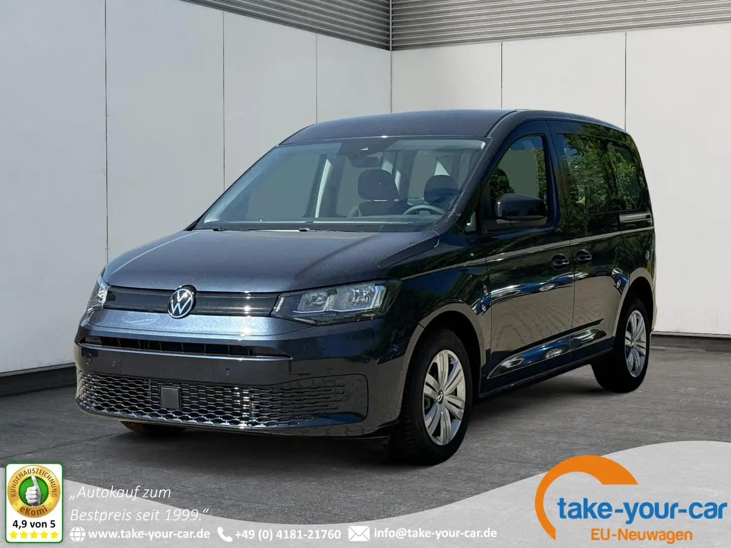 Volkswagen Caddy LANE ASSIST+CAM+SHZ+KLIMA+GJR+GRA 2.0 TDI 90 kW... Blau - 1