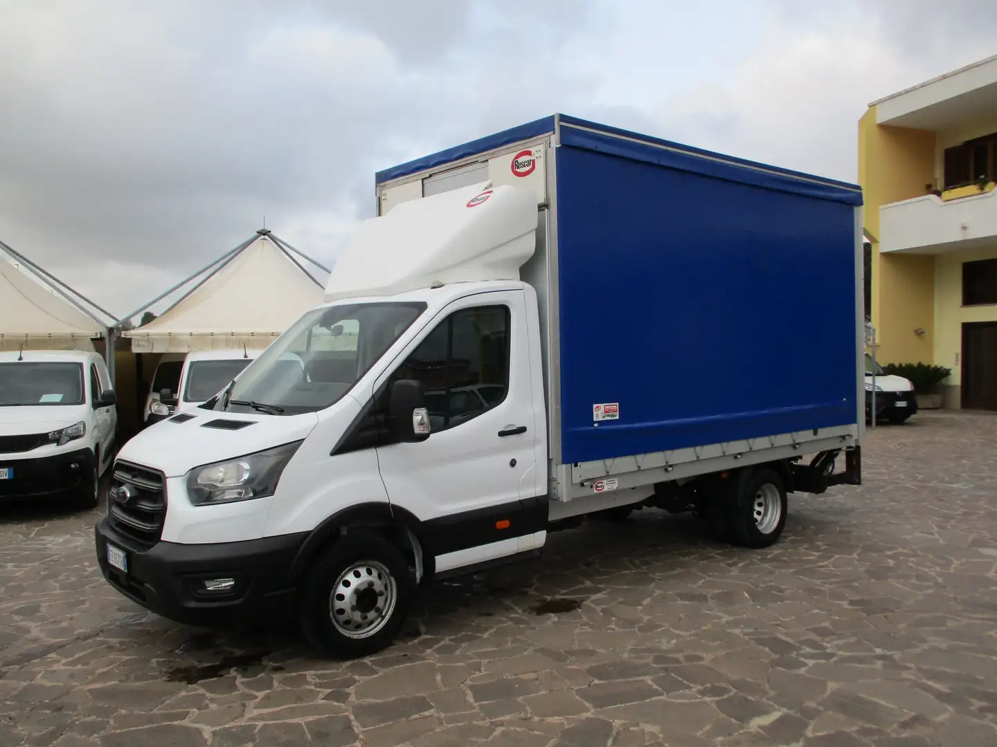 Ford Transit 2.0 TDCI 170CV CENTINA-TELO con SPONDA CARICATRICE Weiß - 1