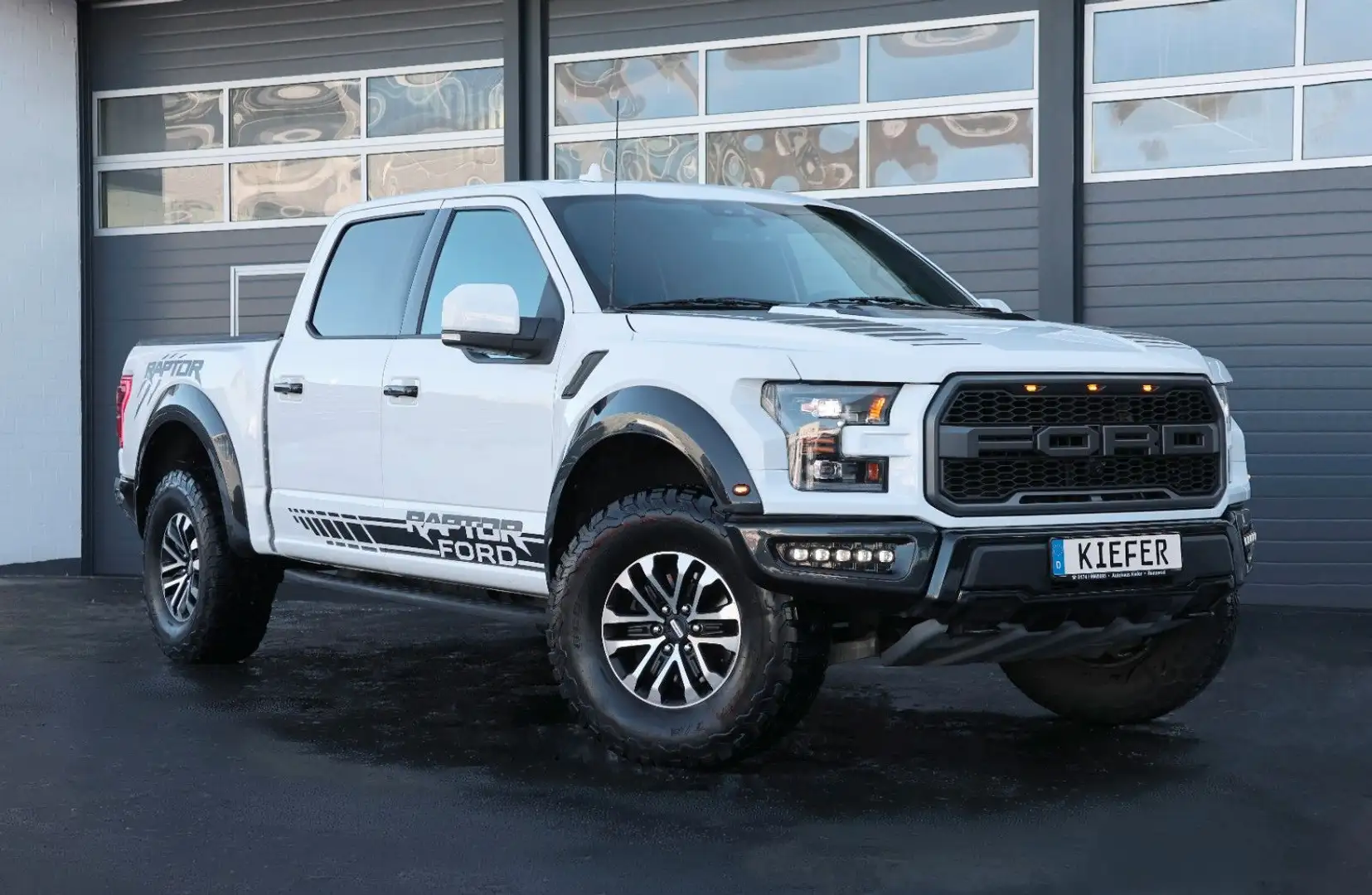 Ford F 150 3.5L V6 RAPTOR 4x4/ACC/B&O/360/AHK/SHZ/SBL Blanc - 1