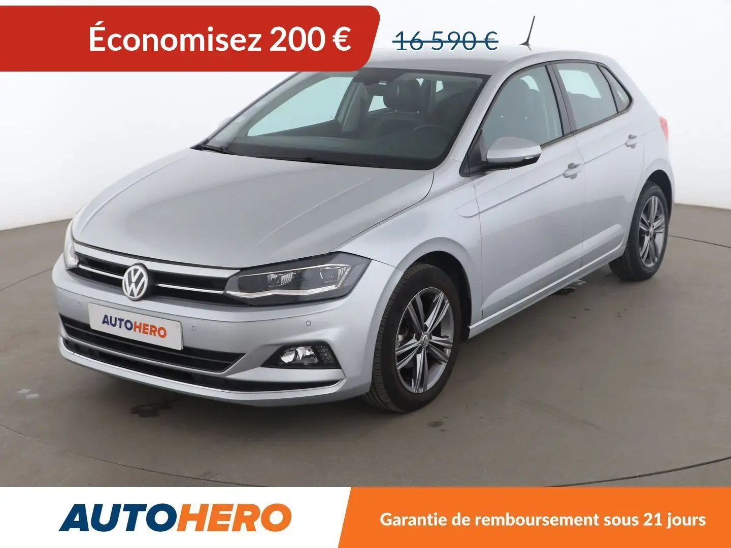 Volkswagen Polo 1.0 TSI Carat DSG7 Gris - 1