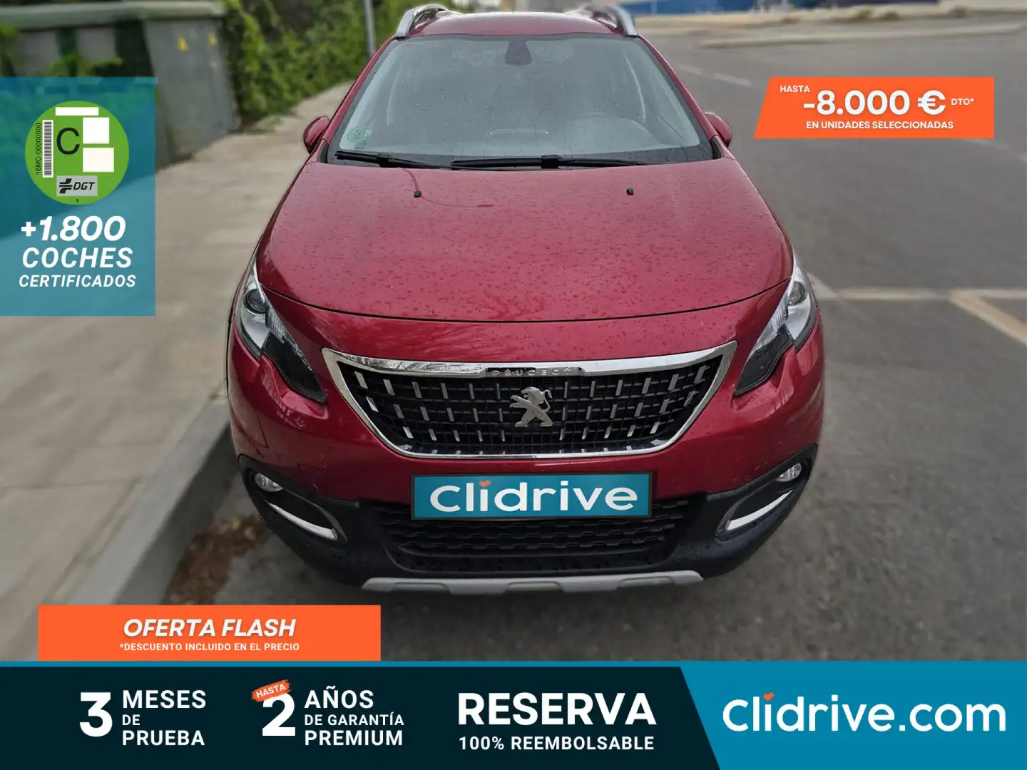 Peugeot 2008 1.2 PureTech S&S Allure 130 Rojo - 1