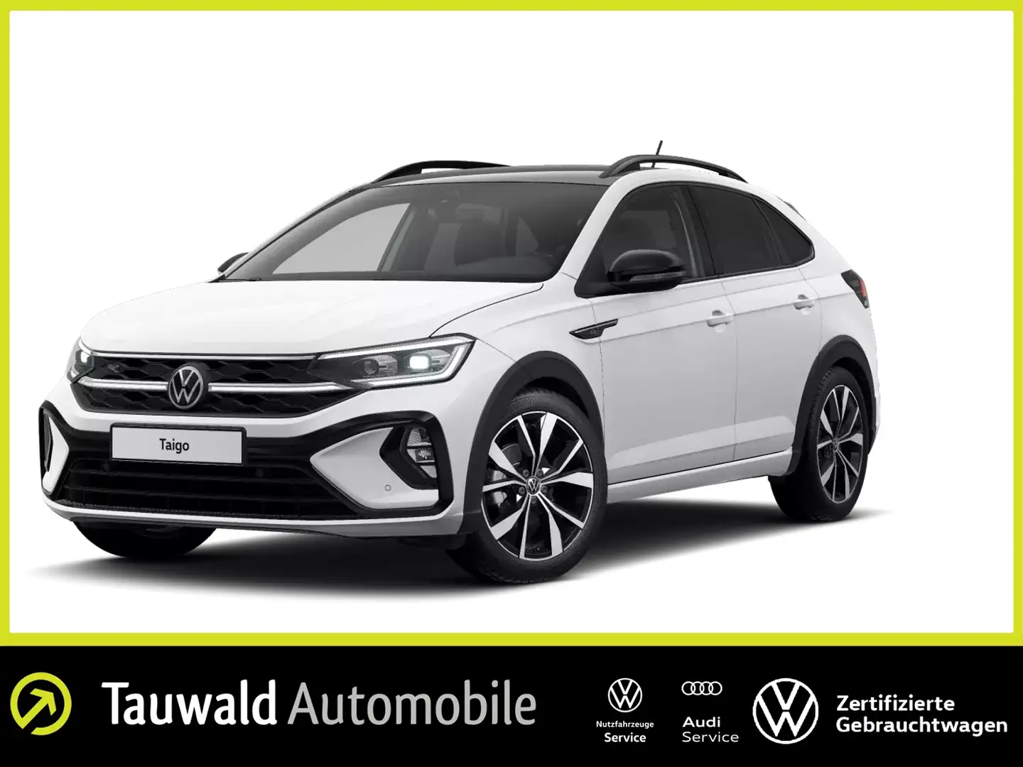 Volkswagen Taigo 1.5 TSI DSG R-Line AHK/MATRIX/ACC/PRO Weiß - 1
