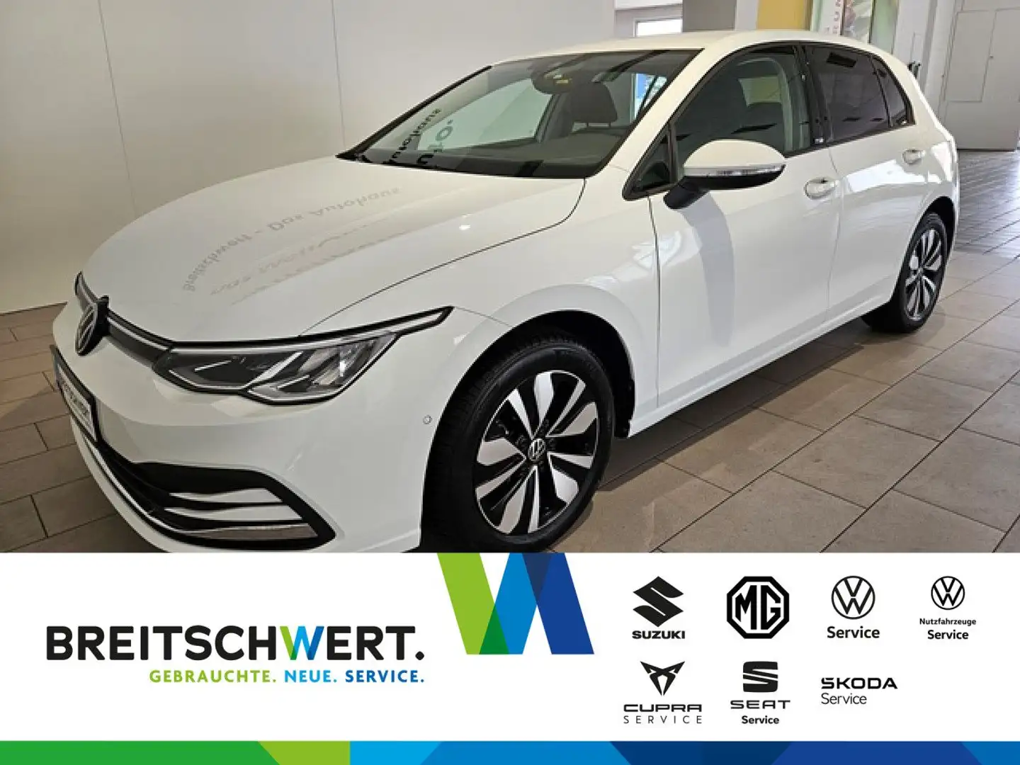 Volkswagen Golf 1.5 eTSI Move DSG LED AHK Navi ACC RFK ParkAs Weiß - 1