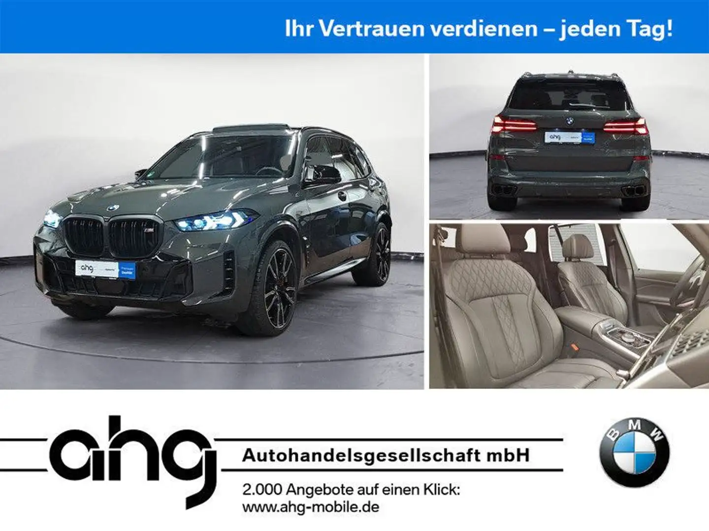 BMW X5 M60i M-Sport Pro Massage Sitzbel. Pano 22' Gris - 1