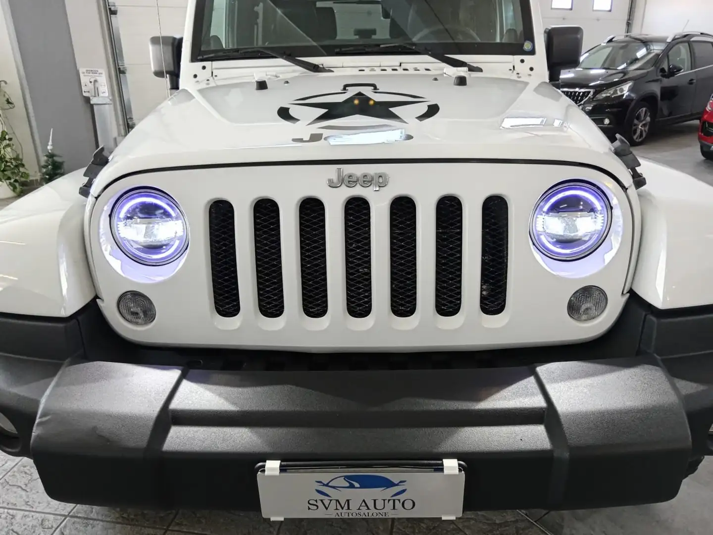 Jeep Wrangler Wrangler 2.8 crd Sahara auto E5+ Bianco - 2