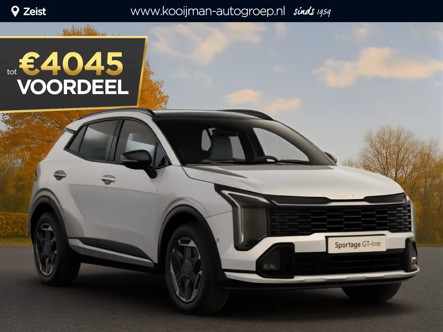 Kia Sportage 1.6 T-GDi Hybrid GT-PlusLine Nu €4.045,- voordeel! - 1