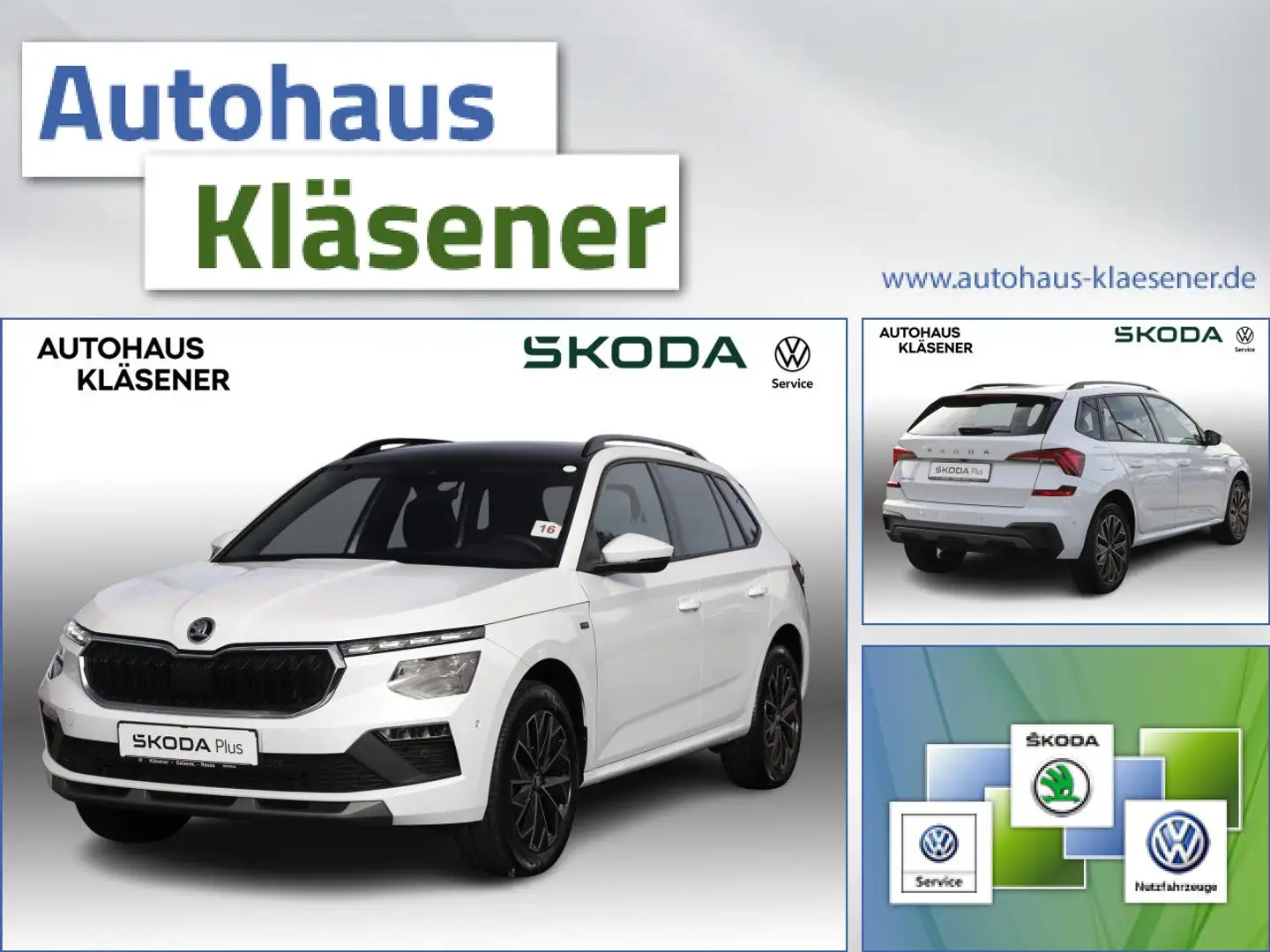 Skoda Kamiq 1.0 TSI 85 KW DSG AHK PANO MATRIX ASSITS LM Wit - 1
