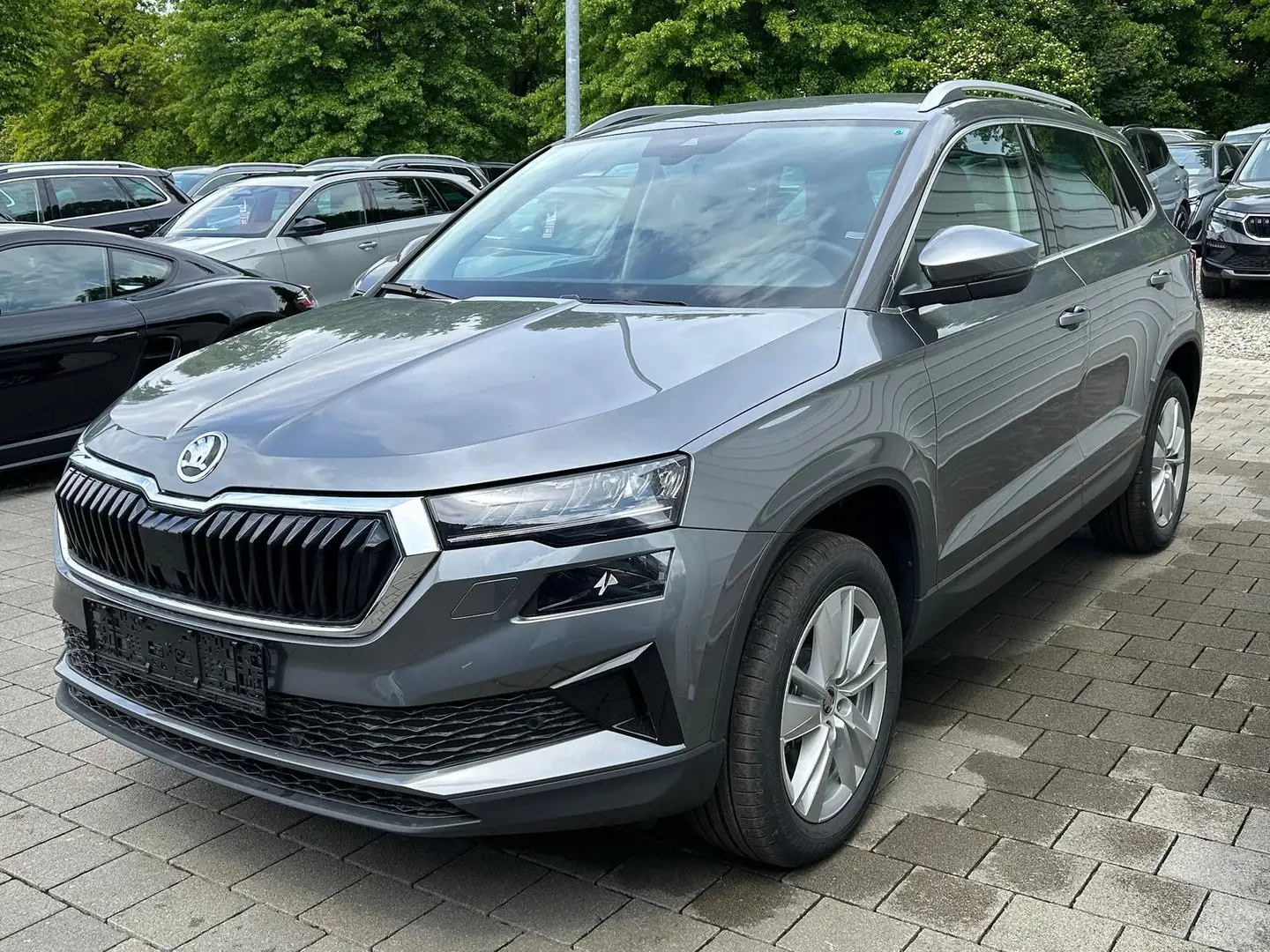 Skoda Karoq Extra 2.0 TDI DSG AHK*Android Auto*SHZ*ACC*Keyl... Grau - 2
