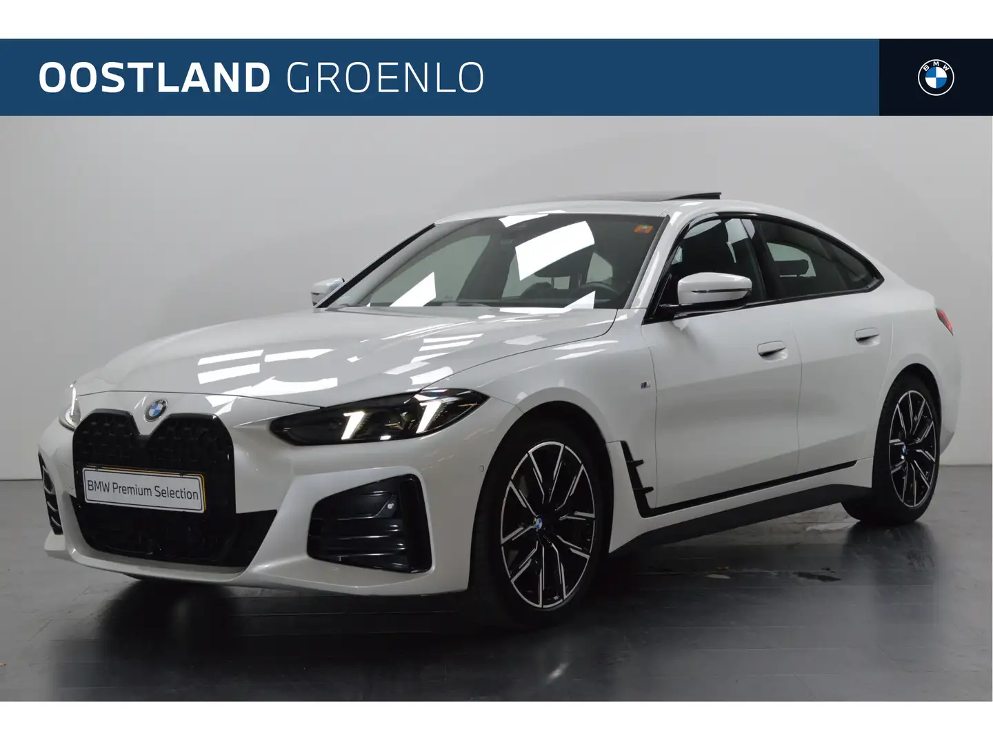 BMW 420 4 Serie Gran Coupé 420i M Sport Automaat / Schuif- Blanc - 1