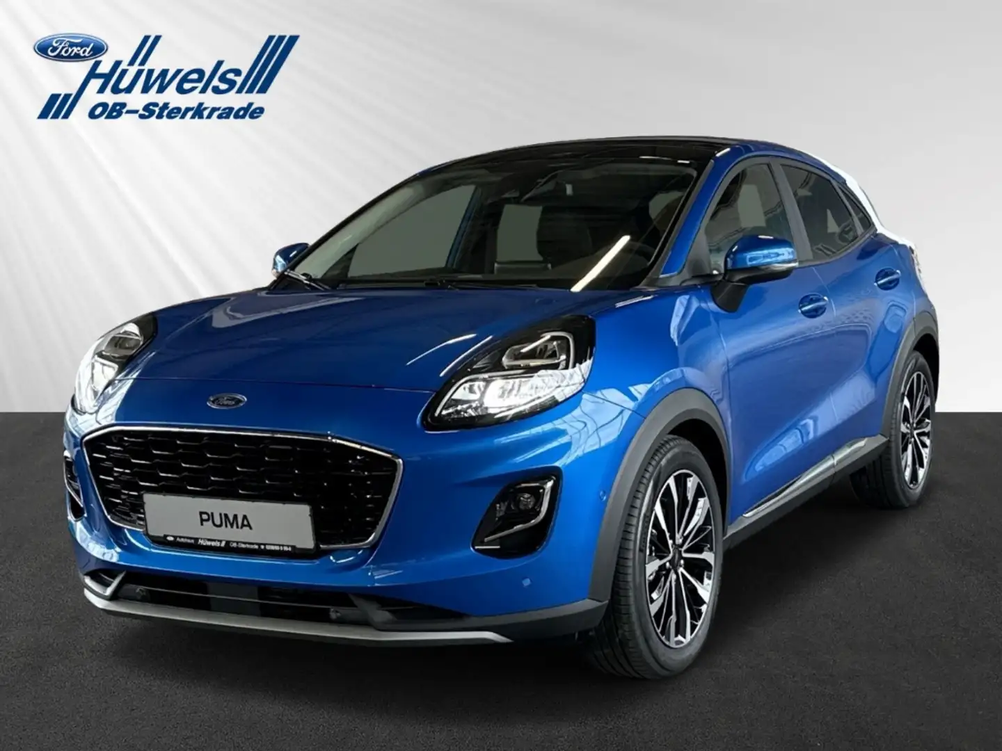 Ford Puma Titanium X 1.0 EcoBoost Mild Hybrid Panorama LED A Albastru - 1